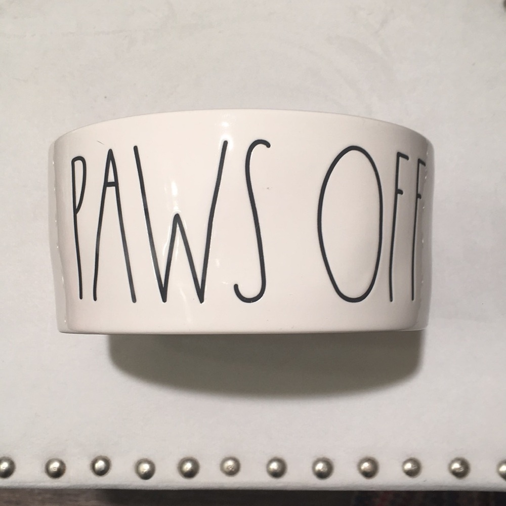 RAE DUNN Paws 🐾 Off dog 🐶 bowl!! - Picture 2 of 4